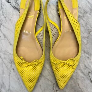 Christian Louboutin Yellow Women's Shoes